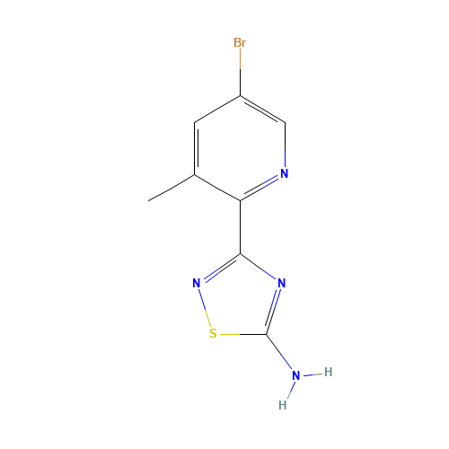 3-(5-bromo-3-methylpyridin-2-yl)-1,2,4-thiadiazol-5-amine (CAS: 1179361-44-4) - Related Chemical Product