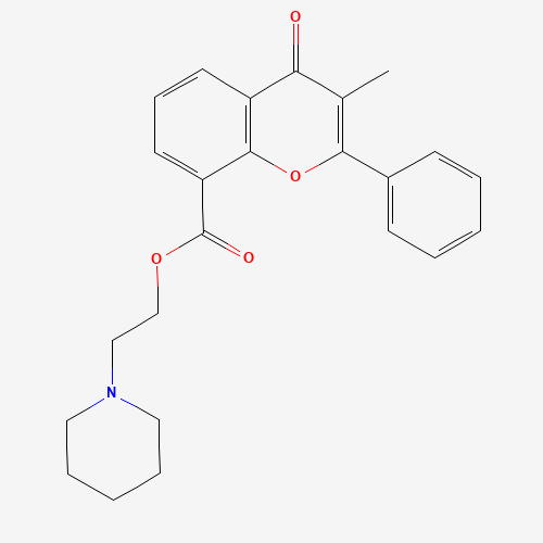 2-piperidin-1-ylethyl 3-methyl-4-oxo-2-phenylchromene-8-carboxylate (CAS: 15301-69-6) - Related Chemical Product