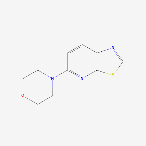 4-([1,3]thiazolo[5,4-b]pyridin-5-yl)morpholine (CAS: 1206718-39-9) - Chemical Structure and Molecular Formula 
