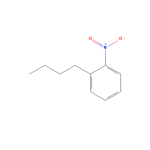 1-butyl-2-nitrobenzene (CAS: 7137-55-5) - Chemical Structure and Molecular Formula 