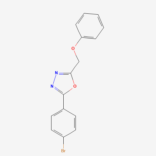 2-(4-bromophenyl)-5-(phenoxymethyl)-1,3,4-oxadiazole (CAS: 1012386-59-2) - Related Chemical Product