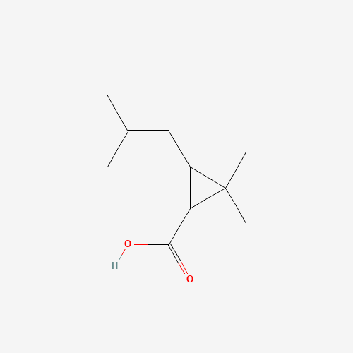 2,2-dimethyl-3-(2-methylprop-1-enyl)cyclopropane-1-carboxylic acid (CAS: 10453-89-1) - Related Chemical Product