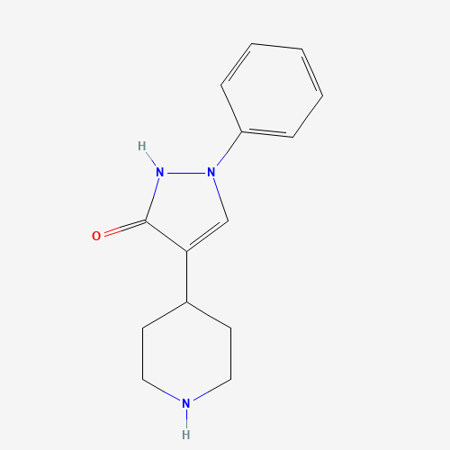 2-phenyl-4-piperidin-4-yl-1H-pyrazol-5-one (CAS: 902134-00-3) - Related Chemical Product