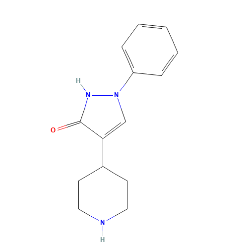 2-phenyl-4-piperidin-4-yl-1H-pyrazol-5-one (CAS: 902134-00-3) - Related Chemical Product
