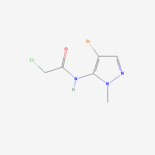 N-(4-bromo-2-methylpyrazol-3-yl)-2-chloroacetamide (CAS: 183988-30-9) - Related Chemical Product