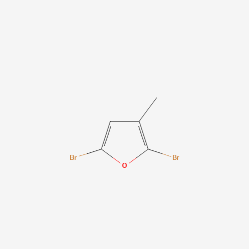 2,5-dibromo-3-methylfuran (CAS: 89284-16-2) - Chemical Structure and Molecular Formula 