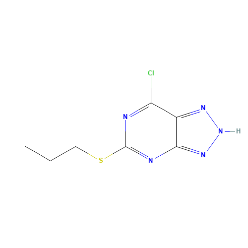 7-chloro-5-propylsulfanyl-2H-triazolo[4,5-d]pyrimidine (CAS: 339286-31-6) - Related Chemical Product