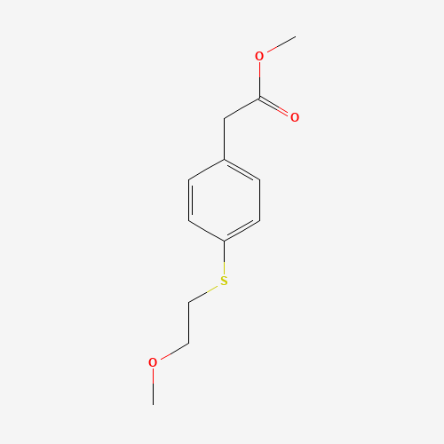 methyl 2-[4-(2-methoxyethylsulfanyl)phenyl]acetate (CAS: 1363179-31-0) - Related Chemical Product