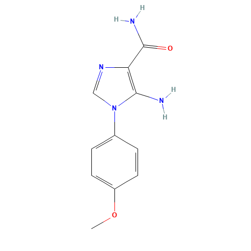5-amino-1-(4-methoxyphenyl)imidazole-4-carboxamide (CAS: 93270-70-3) - Related Chemical Product