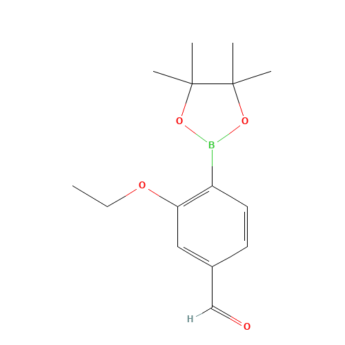 3-ethoxy-4-(4,4,5,5-tetramethyl-1,3,2-dioxaborolan-2-yl)benzaldehyde (CAS: 887921-58-6) - Related Chemical Product