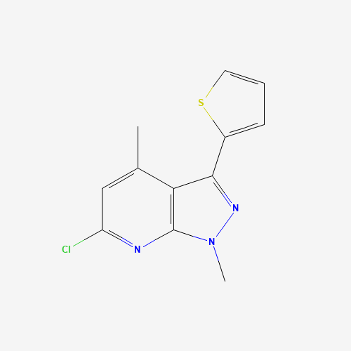 6-chloro-1,4-dimethyl-3-thiophen-2-ylpyrazolo[3,4-b]pyridine (CAS: 650592-18-0) - Related Chemical Product