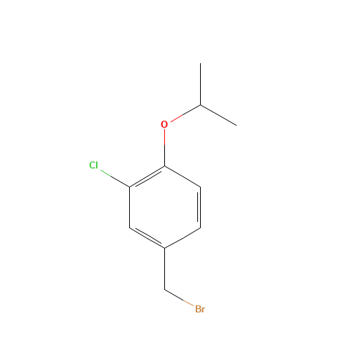 4-(bromomethyl)-2-chloro-1-propan-2-yloxybenzene (CAS: 936731-47-4) - Related Chemical Product