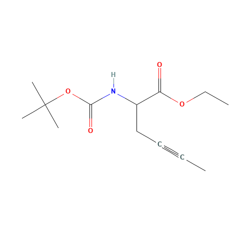 ethyl 2-[(2-methylpropan-2-yl)oxycarbonylamino]hex-4-ynoate (CAS: 183500-59-6) - Related Chemical Product