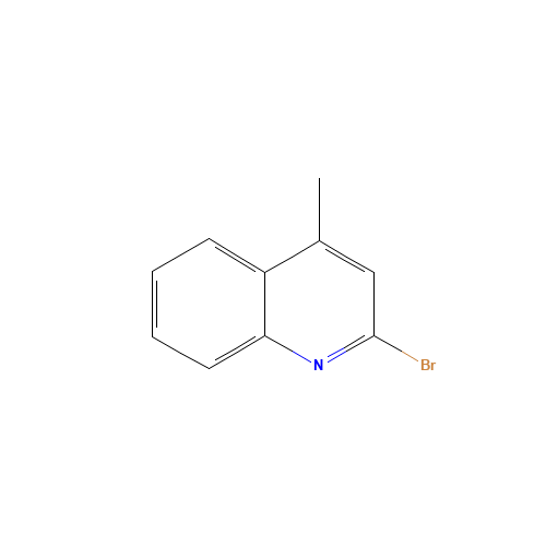 2-bromo-4-methylquinoline (CAS: 64658-04-4) - Chemical Structure and Molecular Formula 