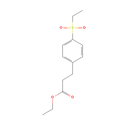 ethyl 3-(4-ethylsulfonylphenyl)propanoate (CAS: 1426804-68-3) - Related Chemical Product