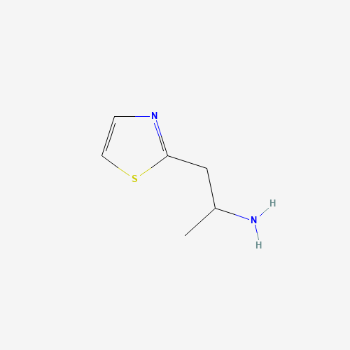 1-(1,3-thiazol-2-yl)propan-2-amine (CAS: 92932-38-2) - Chemical Structure and Molecular Formula 
