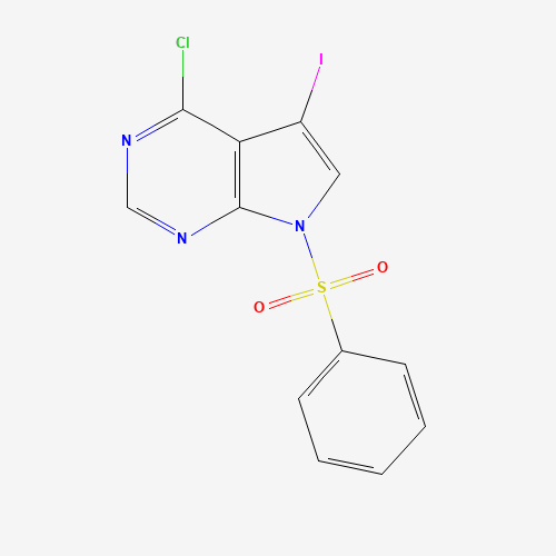 7-(benzenesulfonyl)-4-chloro-5-iodopyrrolo[2,3-d]pyrimidine (CAS: 208459-84-1) - Related Chemical Product