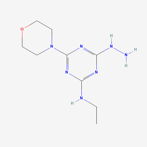 N-ethyl-4-hydrazinyl-6-morpholin-4-yl-1,3,5-triazin-2-amine (CAS: 893688-39-6) - Related Chemical Product