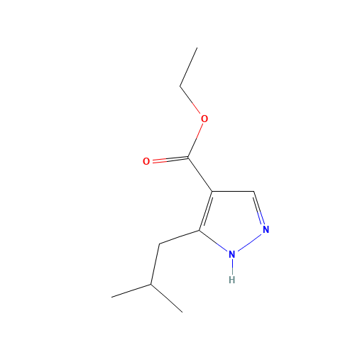 ethyl 5-(2-methylpropyl)-1H-pyrazole-4-carboxylate (CAS: 1235313-61-7) - Related Chemical Product