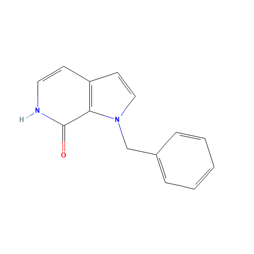 1-benzyl-6H-pyrrolo[2,3-c]pyridin-7-one (CAS: 60290-20-2) - Chemical Structure and Molecular Formula 