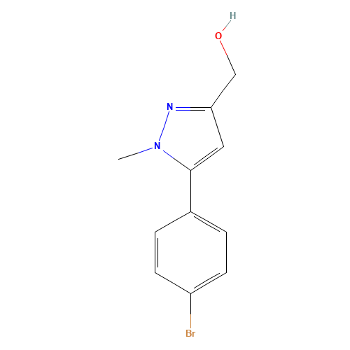 [5-(4-bromophenyl)-1-methylpyrazol-3-yl]methanol (CAS: 1216171-81-1) - Related Chemical Product