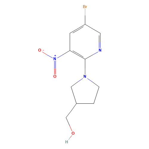 [1-(5-bromo-3-nitropyridin-2-yl)pyrrolidin-3-yl]methanol (CAS: 1138444-02-6) - Related Chemical Product