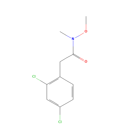 2-(2,4-dichlorophenyl)-N-methoxy-N-methylacetamide (CAS: 691411-77-5) - Related Chemical Product