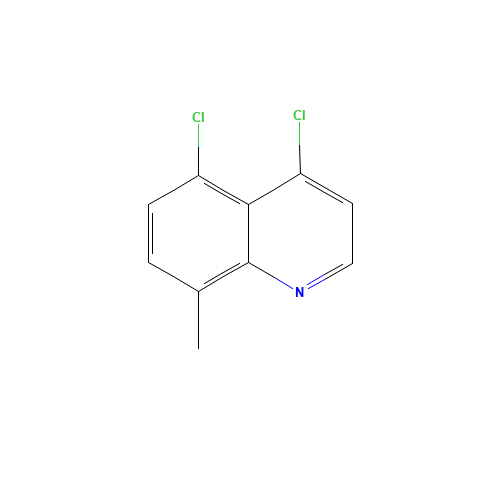 4,5-dichloro-8-methylquinoline (CAS: 948292-29-3) - Chemical Structure and Molecular Formula 