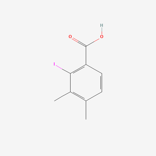 2-iodo-3,4-dimethylbenzoic acid (CAS: 129833-31-4) - Chemical Structure and Molecular Formula 