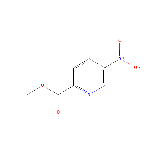 methyl 5-nitropyridine-2-carboxylate (CAS: 29682-14-2) - Chemical Structure and Molecular Formula 