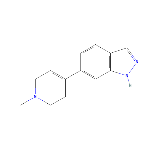 6-(1-methyl-3,6-dihydro-2H-pyridin-4-yl)-1H-indazole (CAS: 885272-32-2) - Related Chemical Product