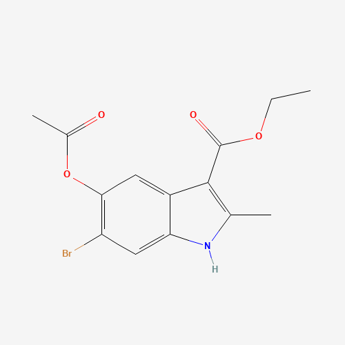 ethyl 5-acetyloxy-6-bromo-2-methyl-1H-indole-3-carboxylate (CAS: 20862-92-4) - Related Chemical Product