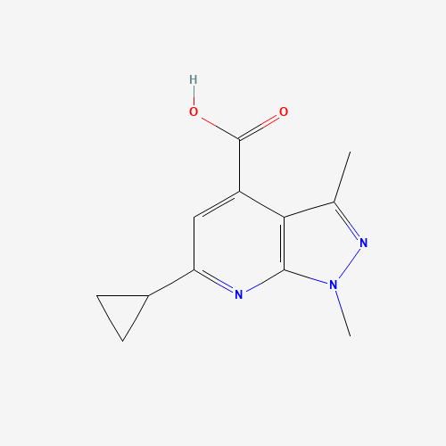 6-cyclopropyl-1,3-dimethylpyrazolo[3,4-b]pyridine-4-carboxylic acid (CAS: 886503-63-5) - Related Chemical Product