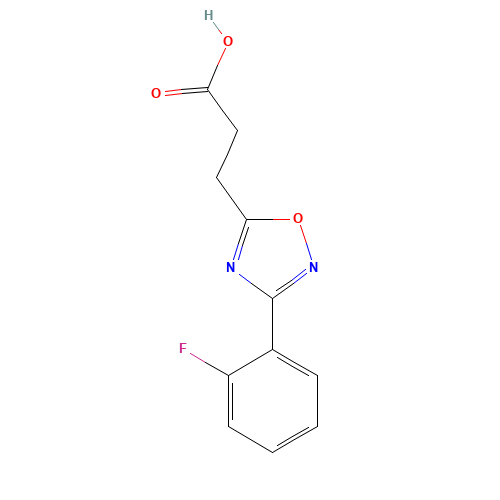 3-[3-(2-fluorophenyl)-1,2,4-oxadiazol-5-yl]propanoic acid (CAS: 685525-40-0) - Related Chemical Product