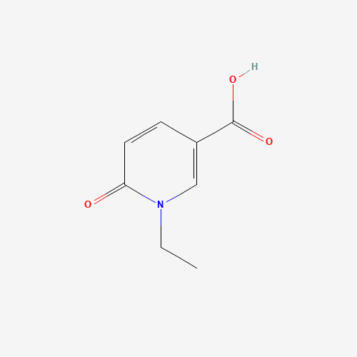 1-ethyl-6-oxopyridine-3-carboxylic acid (CAS: 677762-00-4) - Chemical Structure and Molecular Formula 