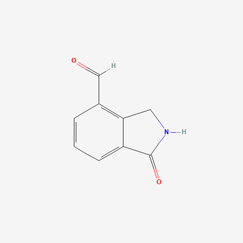1-oxo-2,3-dihydroisoindole-4-carbaldehyde (CAS: 1260667-64-8) - Chemical Structure and Molecular Formula 