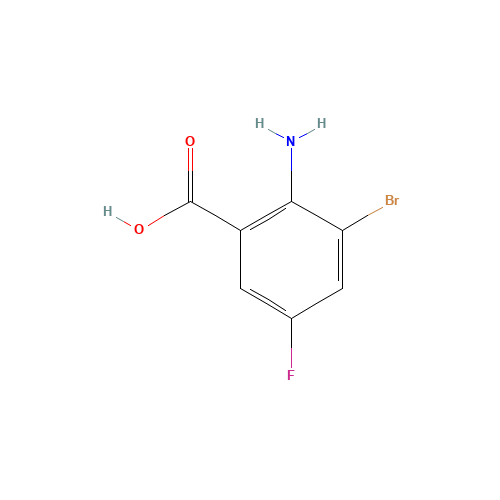2-amino-3-bromo-5-fluorobenzoic acid (CAS: 259269-84-6) - Related Chemical Product