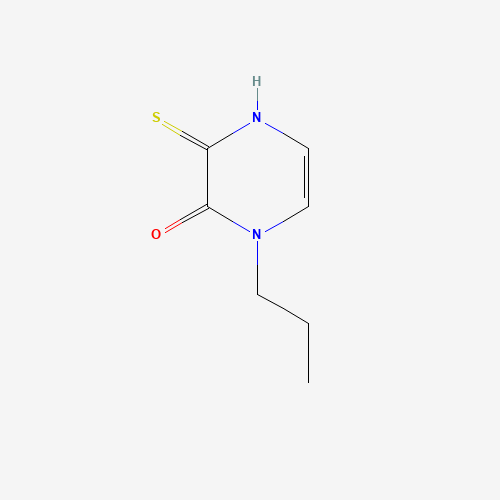 4-propyl-2-sulfanylidene-1H-pyrazin-3-one (CAS: 1187017-32-8) - Related Chemical Product