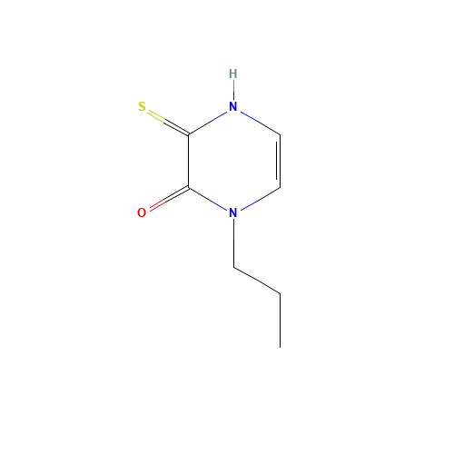 4-propyl-2-sulfanylidene-1H-pyrazin-3-one (CAS: 1187017-32-8) - Related Chemical Product
