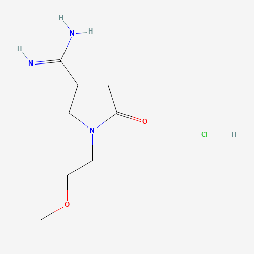 1-(2-methoxyethyl)-5-oxopyrrolidine-3-carboximidamide;hydrochloride (CAS: 1272756-21-4) - Related Chemical Product