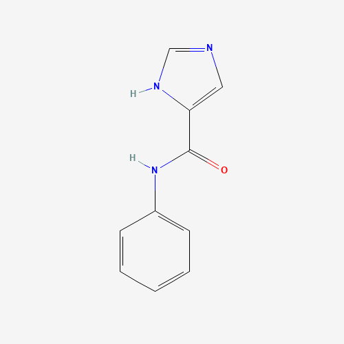 N-phenyl-1H-imidazole-5-carboxamide (CAS: 13189-13-4) - Chemical Structure and Molecular Formula 