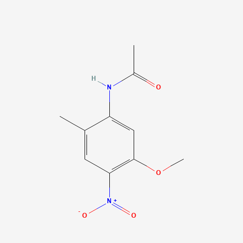 N-(5-methoxy-2-methyl-4-nitrophenyl)acetamide (CAS: 361162-90-5) - Chemical Structure and Molecular Formula 