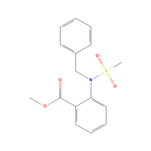 methyl 2-[benzyl(methylsulfonyl)amino]benzoate (CAS: 31846-94-3) - Related Chemical Product