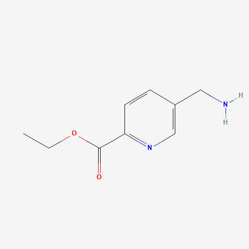 ethyl 5-(aminomethyl)pyridine-2-carboxylate (CAS: 794464-09-8) - Chemical Structure and Molecular Formula 