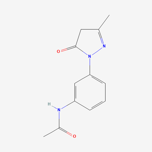 N-[3-(3-methyl-5-oxo-4H-pyrazol-1-yl)phenyl]acetamide (CAS: 184708-07-4) - Related Chemical Product