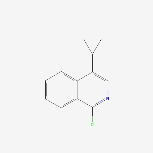 1-chloro-4-cyclopropylisoquinoline (CAS: 1409964-40-4) - Chemical Structure and Molecular Formula 