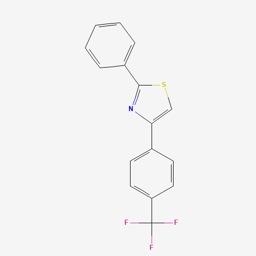 2-phenyl-4-[4-(trifluoromethyl)phenyl]-1,3-thiazole (CAS: 533867-27-5) - Related Chemical Product