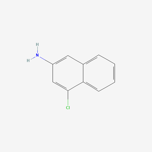 4-chloronaphthalen-2-amine (CAS: 90799-46-5) - Chemical Structure and Molecular Formula 