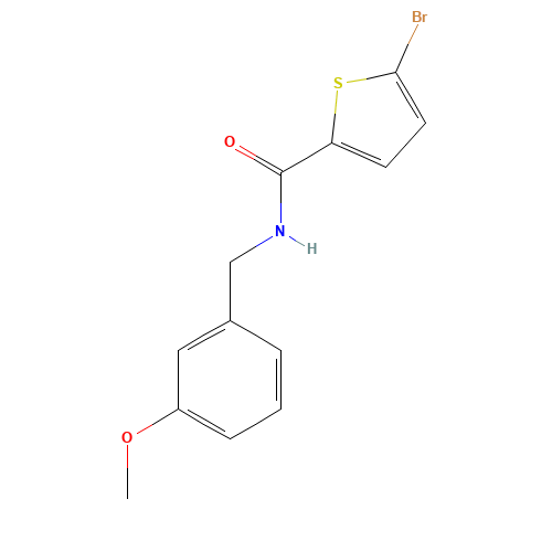 5-bromo-N-[(3-methoxyphenyl)methyl]thiophene-2-carboxamide (CAS: 862698-88-2) - Related Chemical Product