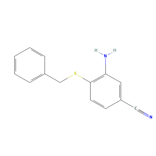 3-amino-4-benzylsulfanylbenzonitrile (CAS: 1153486-53-3) - Related Chemical Product